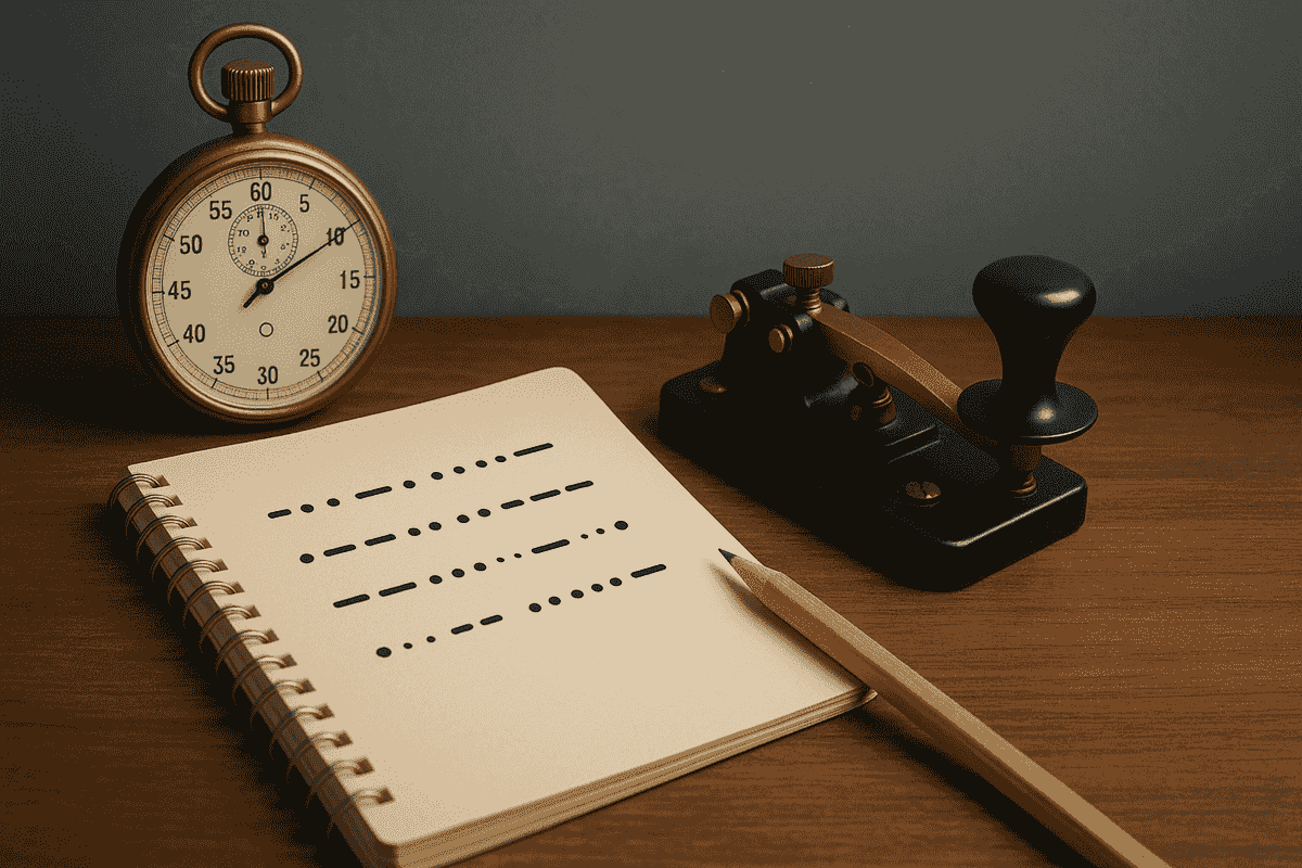 How to Learn Morse Code Fast: From Basics to Real Practice